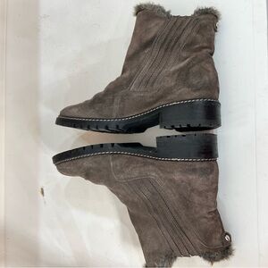 Stuart Weitzman fur lined ankle boots size 37
